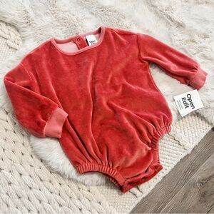 Open Edit Baby Velour Romper